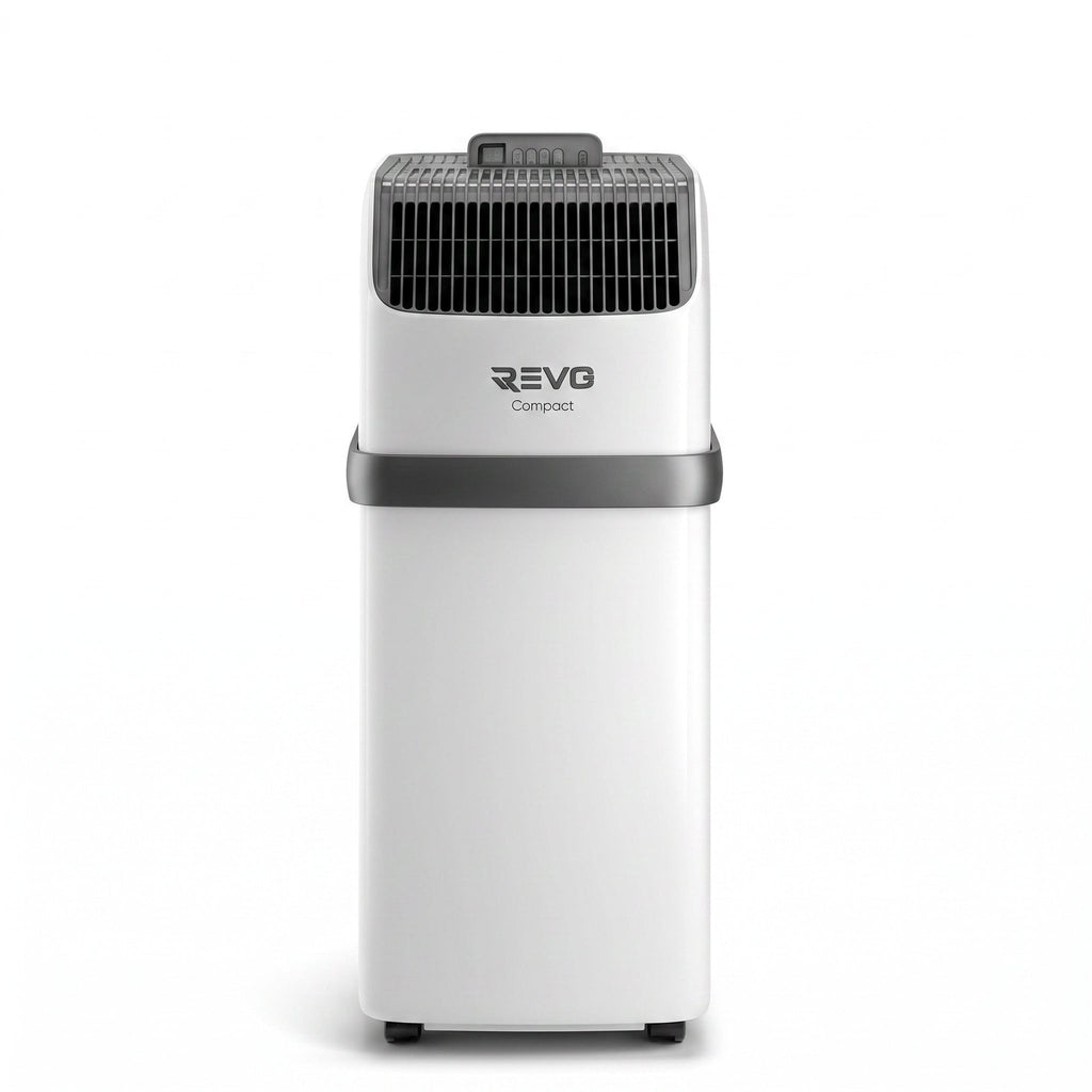 Climatiseur mobile REVO Compact – 8 300 BTU – 2,1 kW – 3-en-1 – 52 dB – Classe A