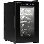 Cave à vin REVO Origine – 8 bouteilles – 21 L – Température réglable de 8 à 18 °C – Commande tactile – 35 dB