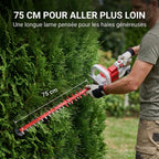 Cordes-Haie Sans Fil REVO Altis 75 – 18 V – Lame 75 cm – 3 Vitesses – 4 400 cps/min – Espacement 35 mm