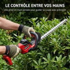 Taille-Haie Sans Fil REVO Ardent 55 – 18 V – Lame 55 cm – Écartement 24 mm – Batterie 2,0 Ah & Chargeur Inclus