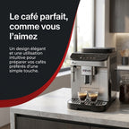 REVO Barista Grain Coffee Machine – 1450W Automatic Espresso Machine – 5 Drinks – Integrated Grinder – Steam Nozzle – 1.8L