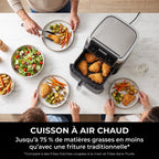 Friteuse à air chaud REVO Crispéo 6 – 2 000 W – Capacité 6,2 L – 6 fonctions de cuisson – Température réglable jusqu’à 180 °C