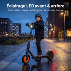 Trottinette électrique REVO Sprinty 350 – Moteur 350 W – Roues 8,5″ – Pliable – Éclairage LED