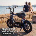 Draisienne électrique REVO Helix 16 – 400 W – Autonomie jusqu’à 30 km – Roues Fat 16" – Double frein à disque