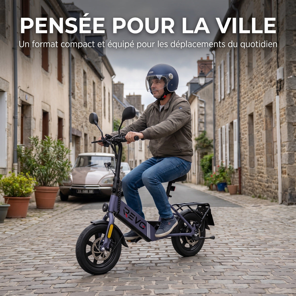Draisienne électrique REVO Nexo 14 – Pneus 14" – Double frein à disque – Pliable – Charge 120 kg