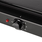 Plancha électrique REVO Cadix – 2 kW – Plaque en fonte émaillée 43 × 37 cm